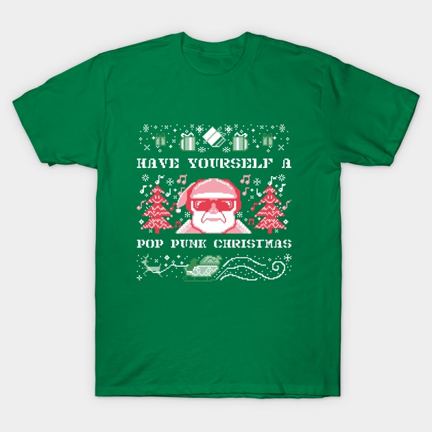 POP PUNK CHRISTMAS SWEATER T-Shirt by TeeNZ